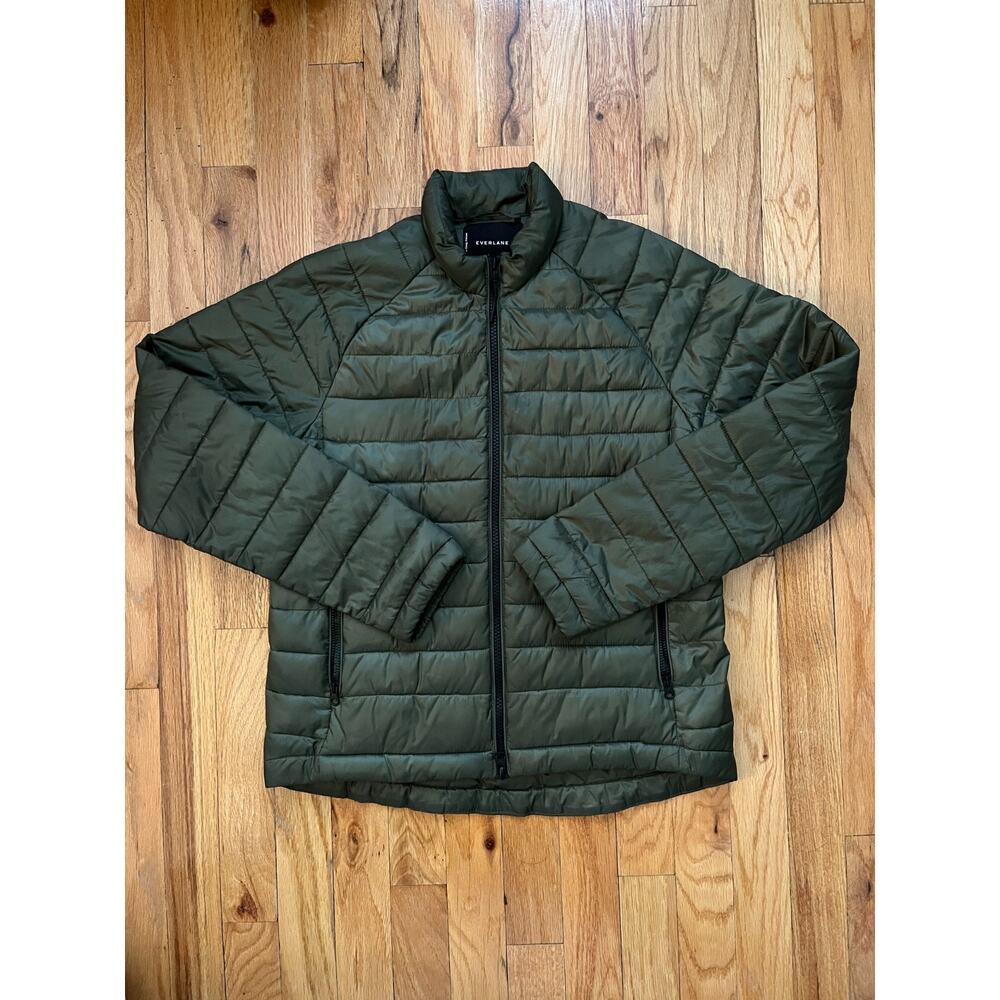 Everlane XS Renew Puffer Jacket In Sage Green